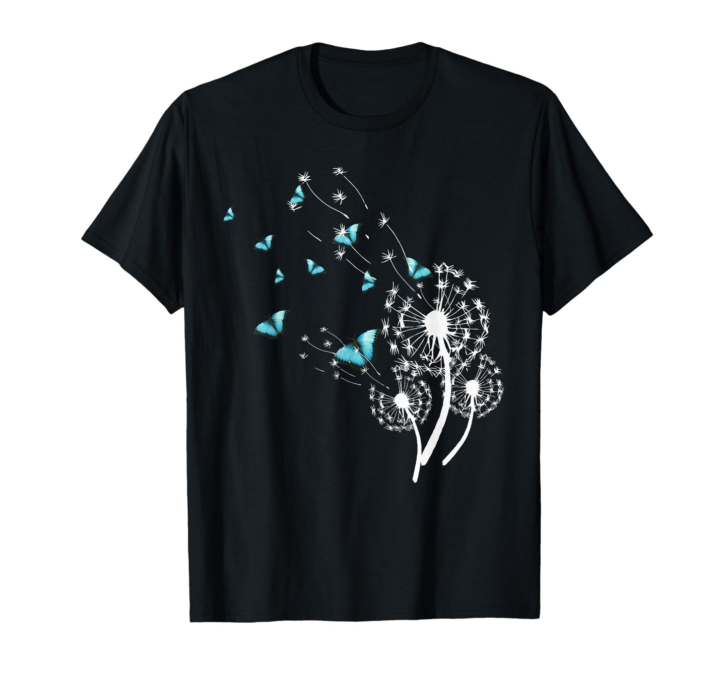 Dandelion and Butterflies Design for Women Dandelion T-Shirt