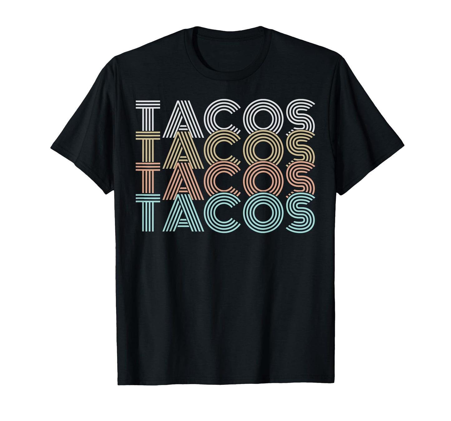 Cinco de Mayo Mexico Lovers Retro Vintage Tacos T-Shirt