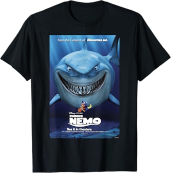 Disney Pixar Finding Nemo Bruce Poster T-Shirt