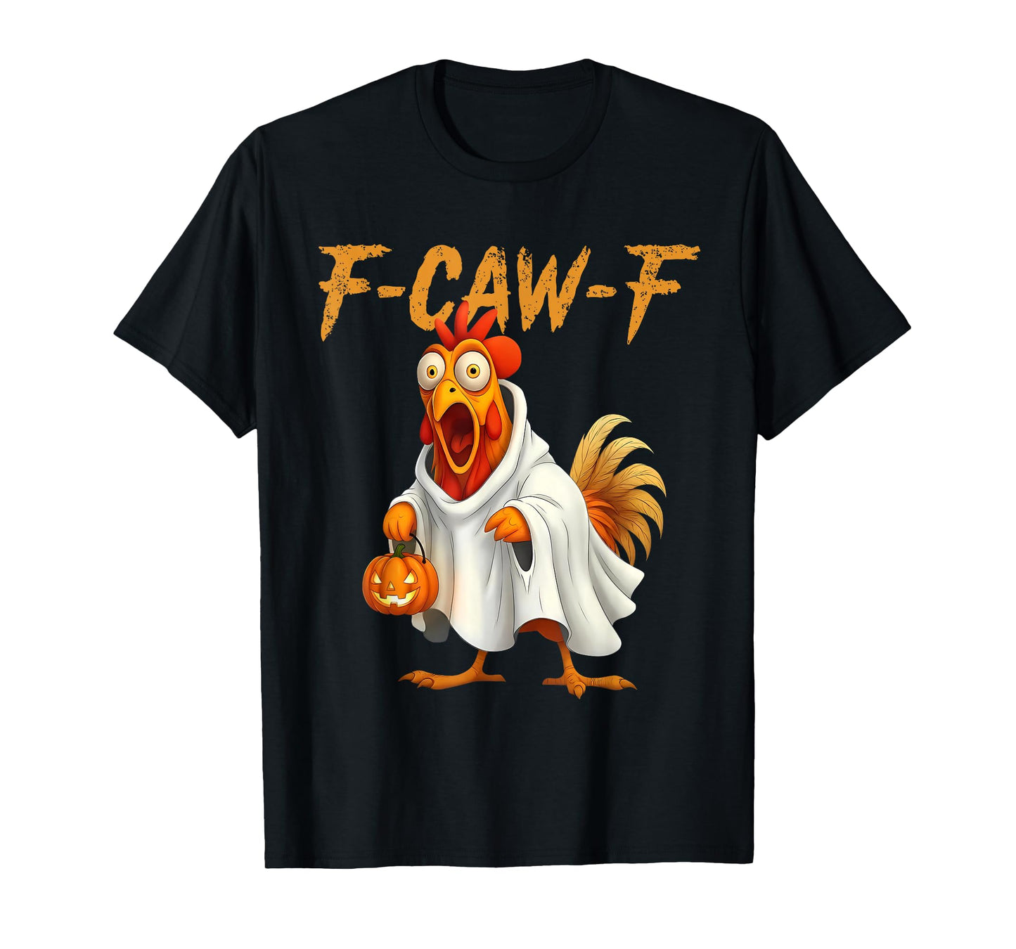 Funny F-Caw-F Chicken FCAWF Chicken Halloween T-Shirt