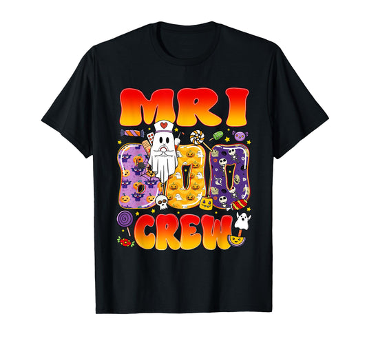MRI Boo Crew MRI Tech Funny Halloween T-Shirt