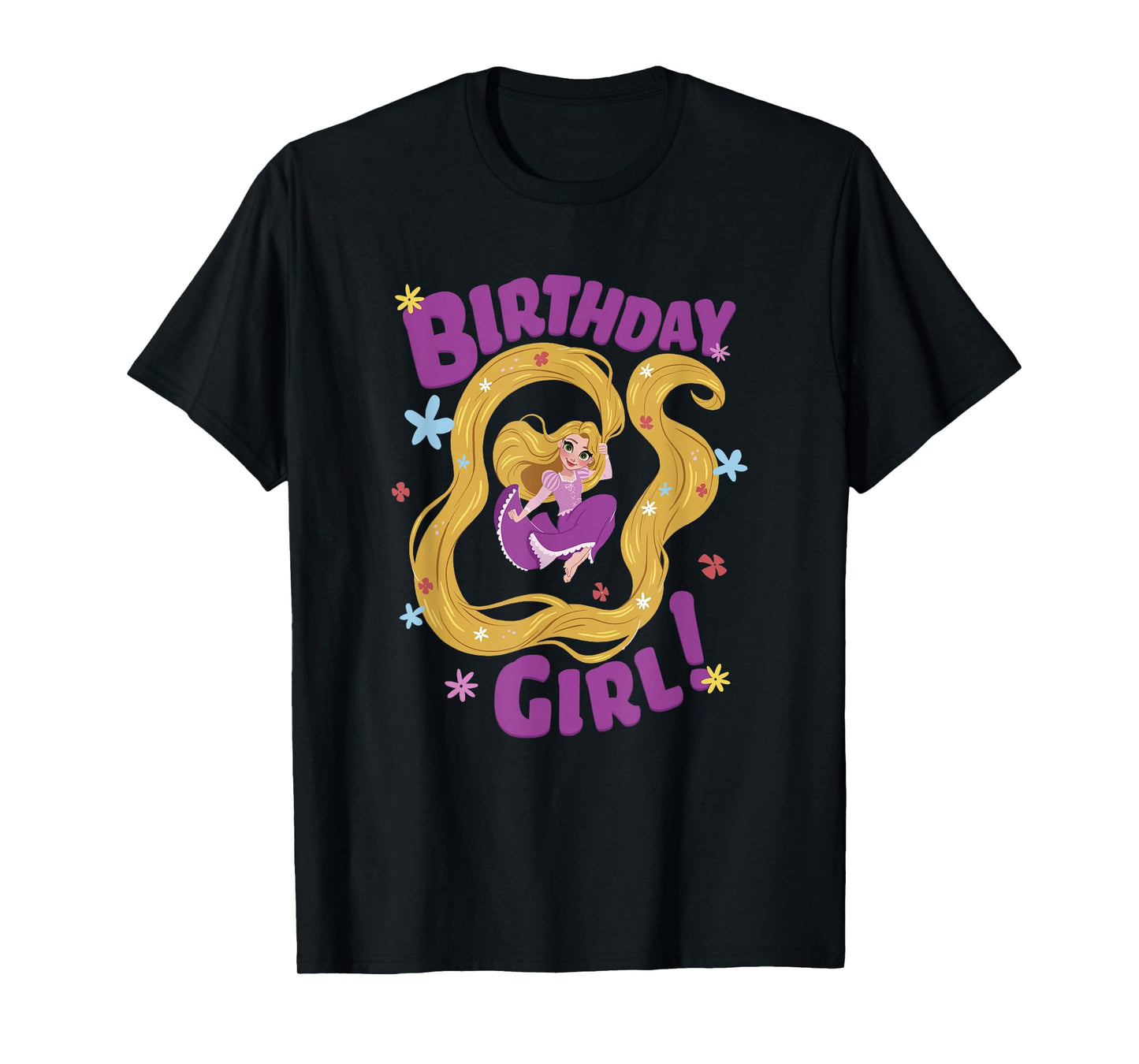 Disney Tangled Birthday Girl Adventurous Rapunzel T-Shirt