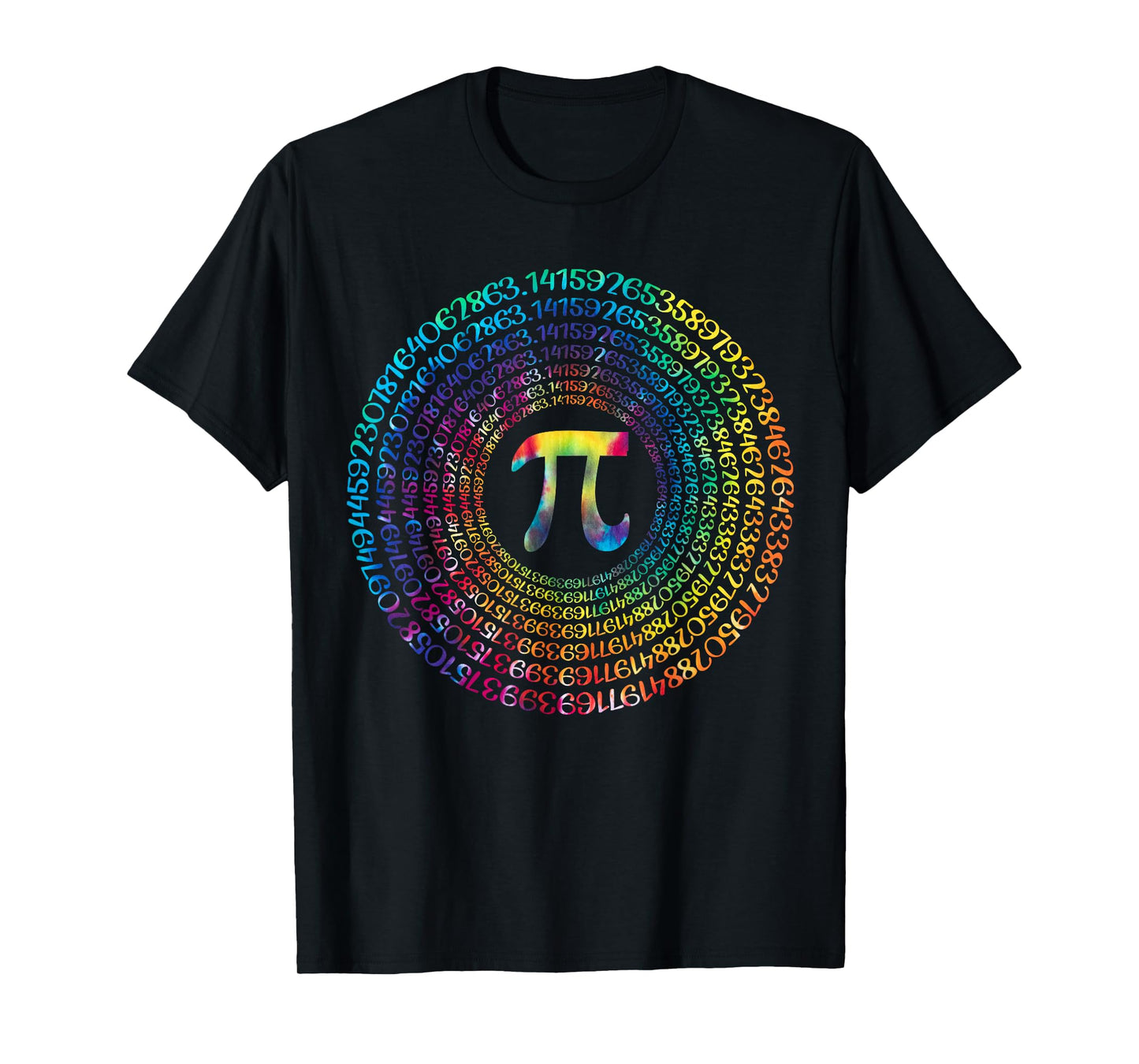 Math Teacher Algebra & Geometry 3,14 Tie Dye Mathematical T-Shirt