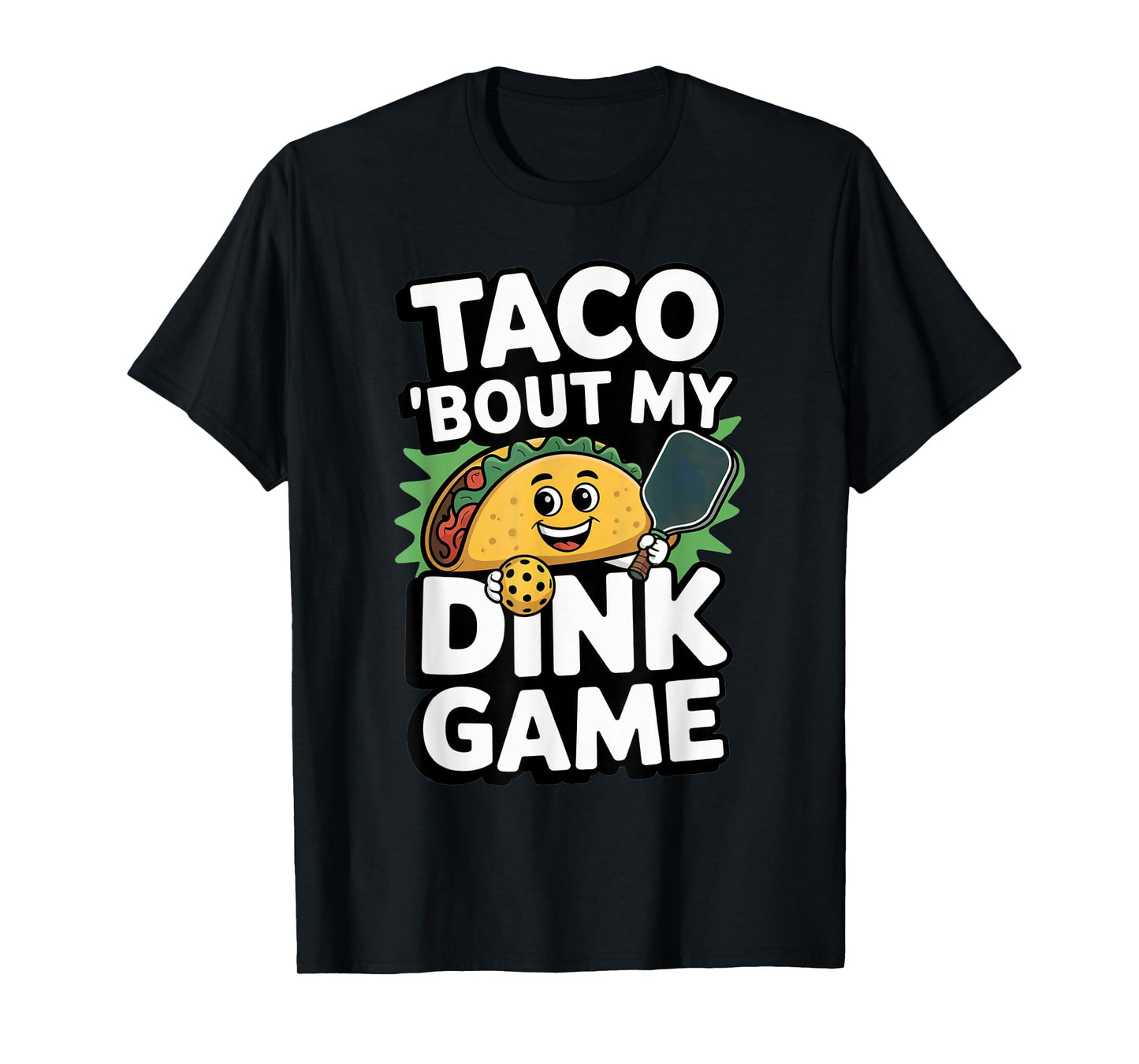 Funny Pickleball Shirt Men Women Player Taco Lover Mexican T-Shirt