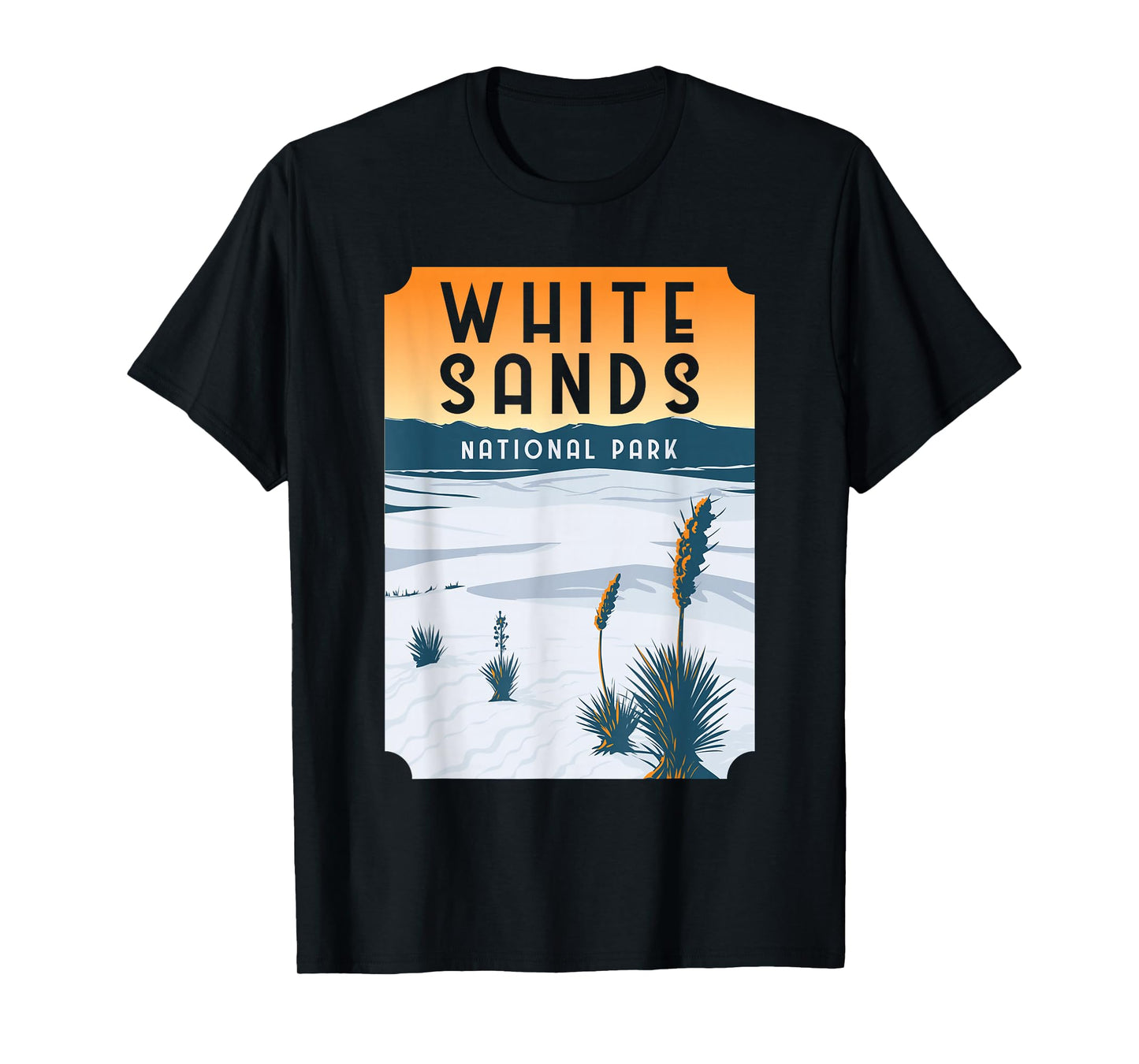 White Sands New Mexico US National Park Vintage Gift T-Shirt
