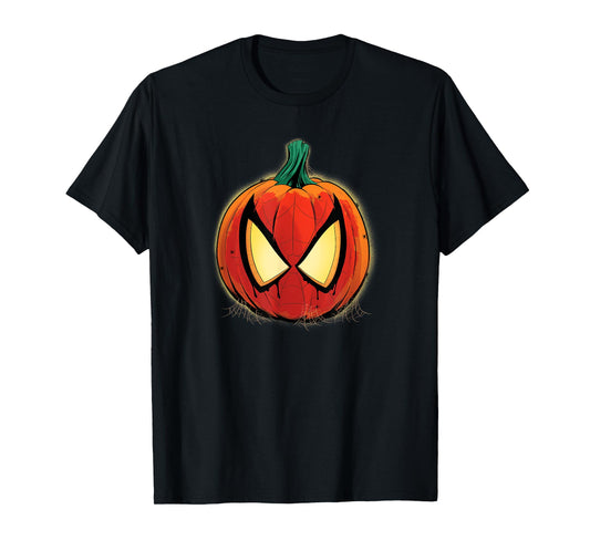 Marvel Spider-Man Halloween Spooky Pumpkin Jack-o’-Lantern T-Shirt