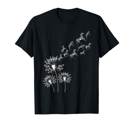 Dandelion Zebras - Safari Zebra Lover Zookeeper T-Shirt