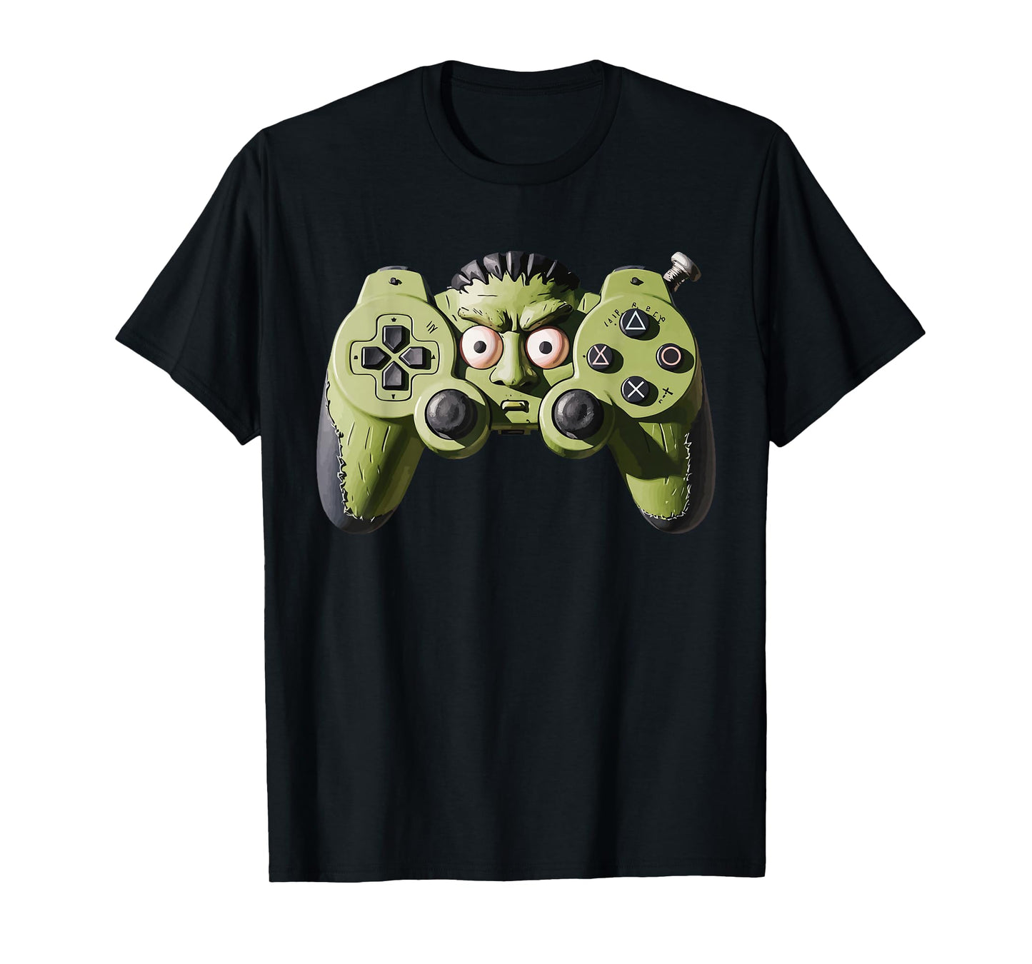 Skeleton Zombie Controllers Halloween Gamer Boy T-Shirt