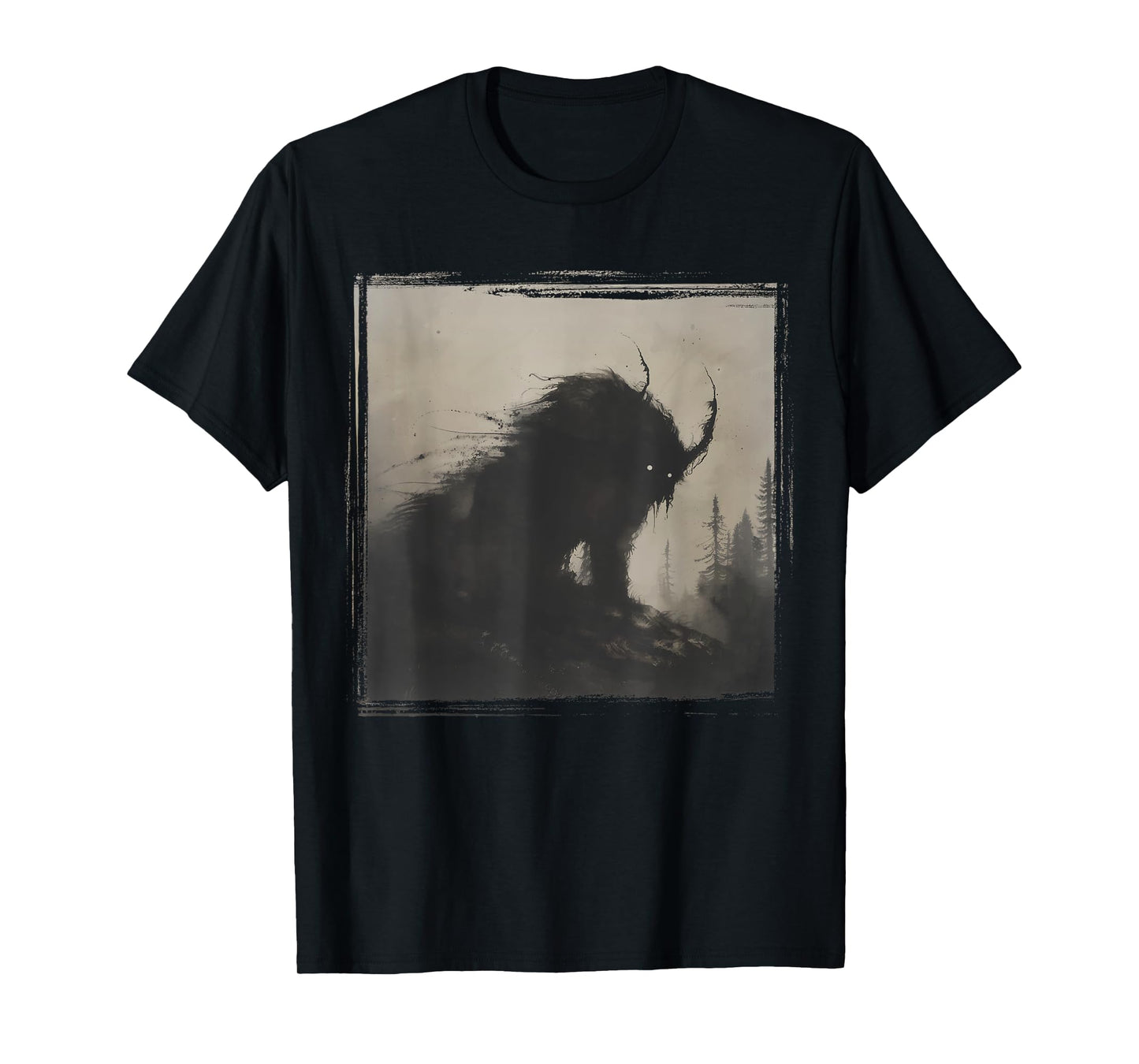 Dark Horror Nightmare Demonic Monster Gothic Alt Scary Art T-Shirt