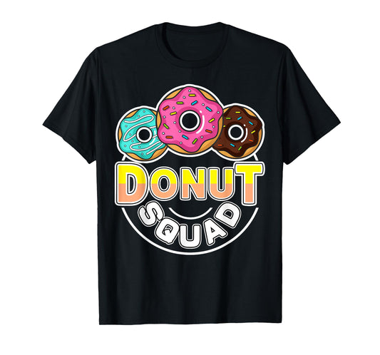 Donut Squad Matching Donut Party Crew Doughnut Sprinkles T-Shirt