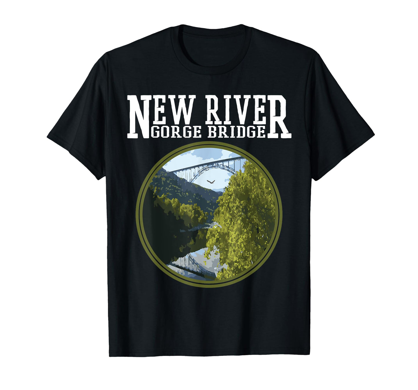 New River Gorge bridge t-shirt West Virginia T-Shirt
