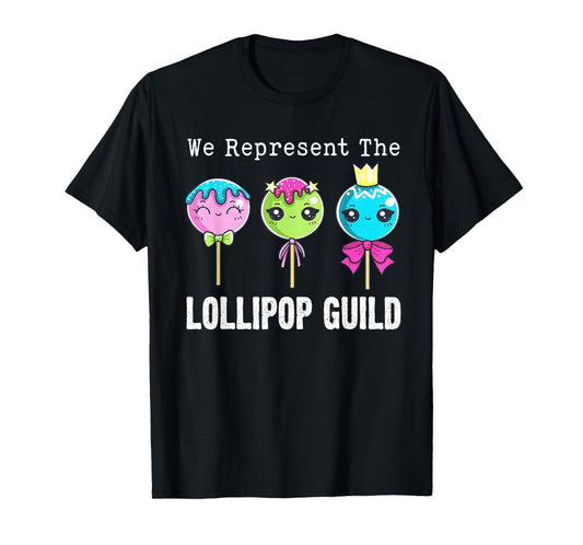 We Represent The Lollipop Guild Wizard-Of-Oz Cute Candy T-Shirt