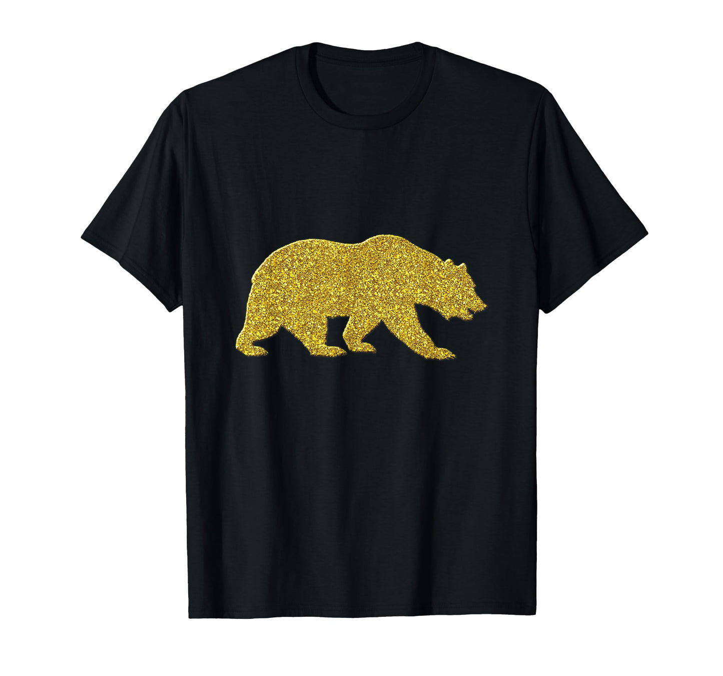 Bear Vintage Golden Retro Animal Symbol T-Shirt
