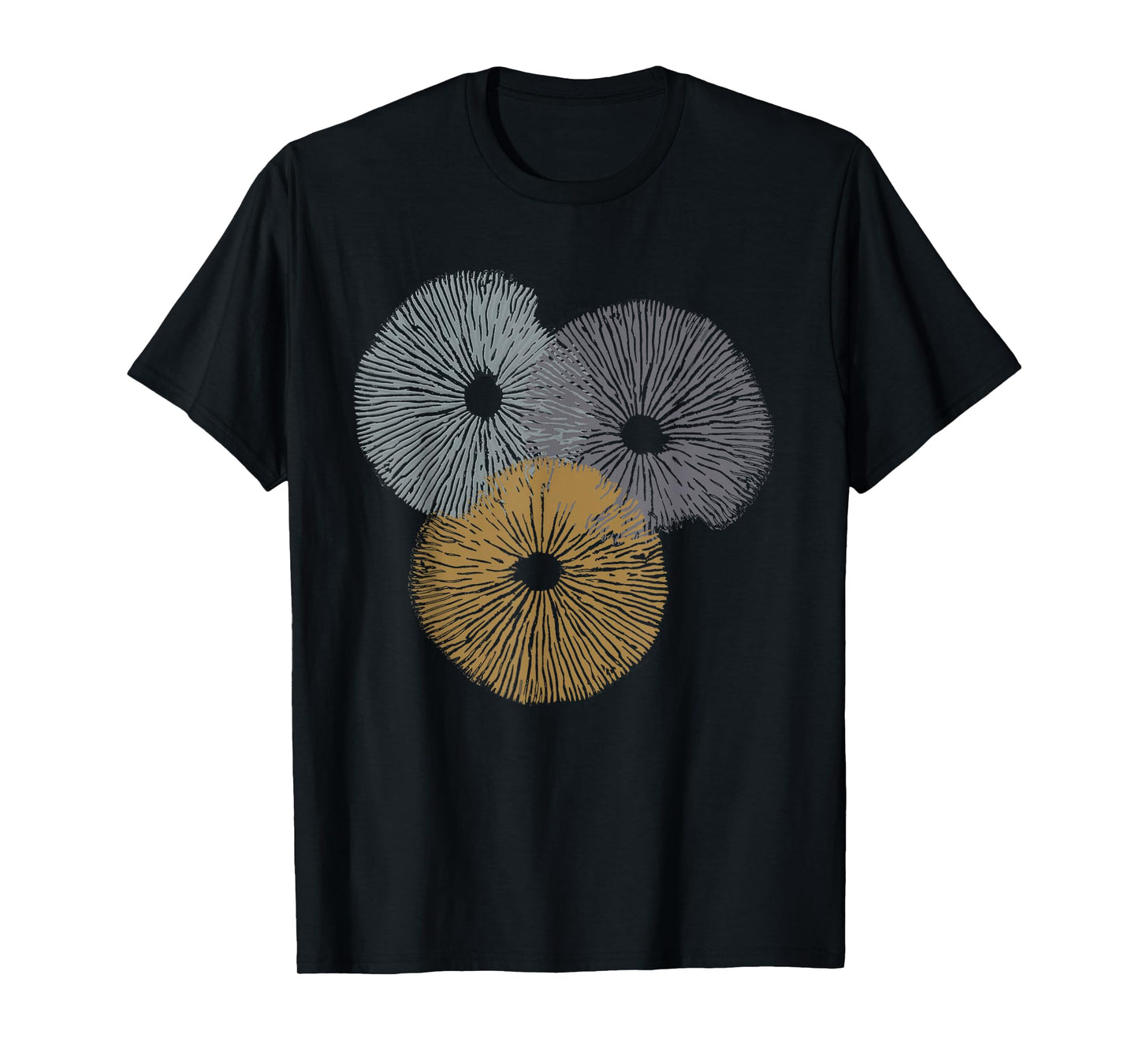 Mushrooms tshirt for foragers, spore print forager shirt