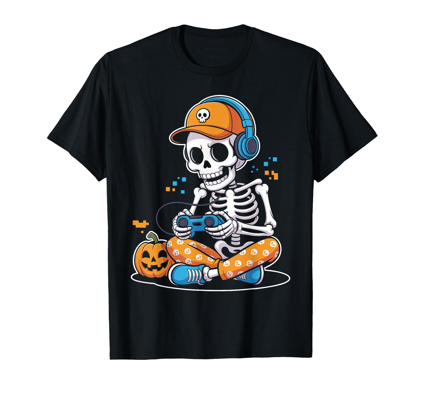 Gaming Skeleton Halloween Costume for Gamers T-Shirt