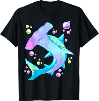 Hammerhead Shark Marine Life Gift For Girls and Women T-Shirt