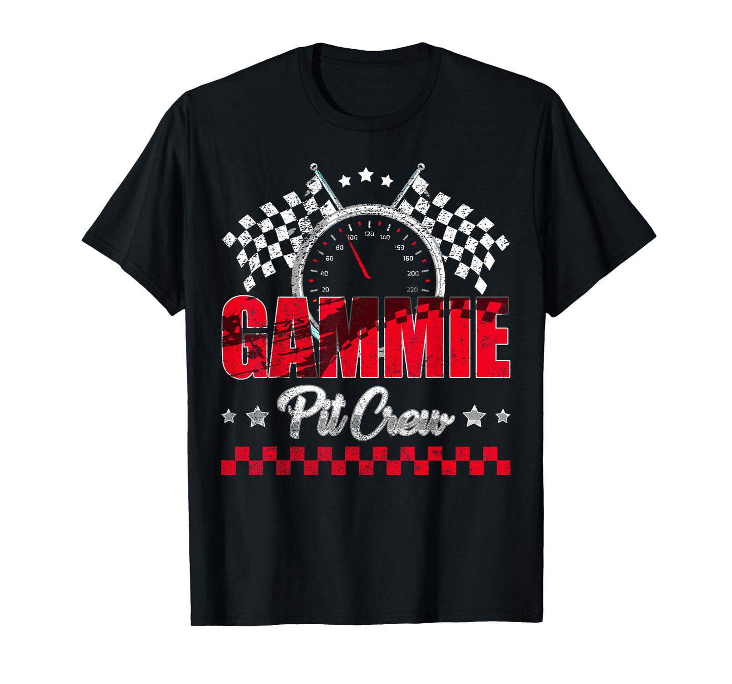 Race Car Birthday Party Racing Family Gammie Pit Crew T-Shirt