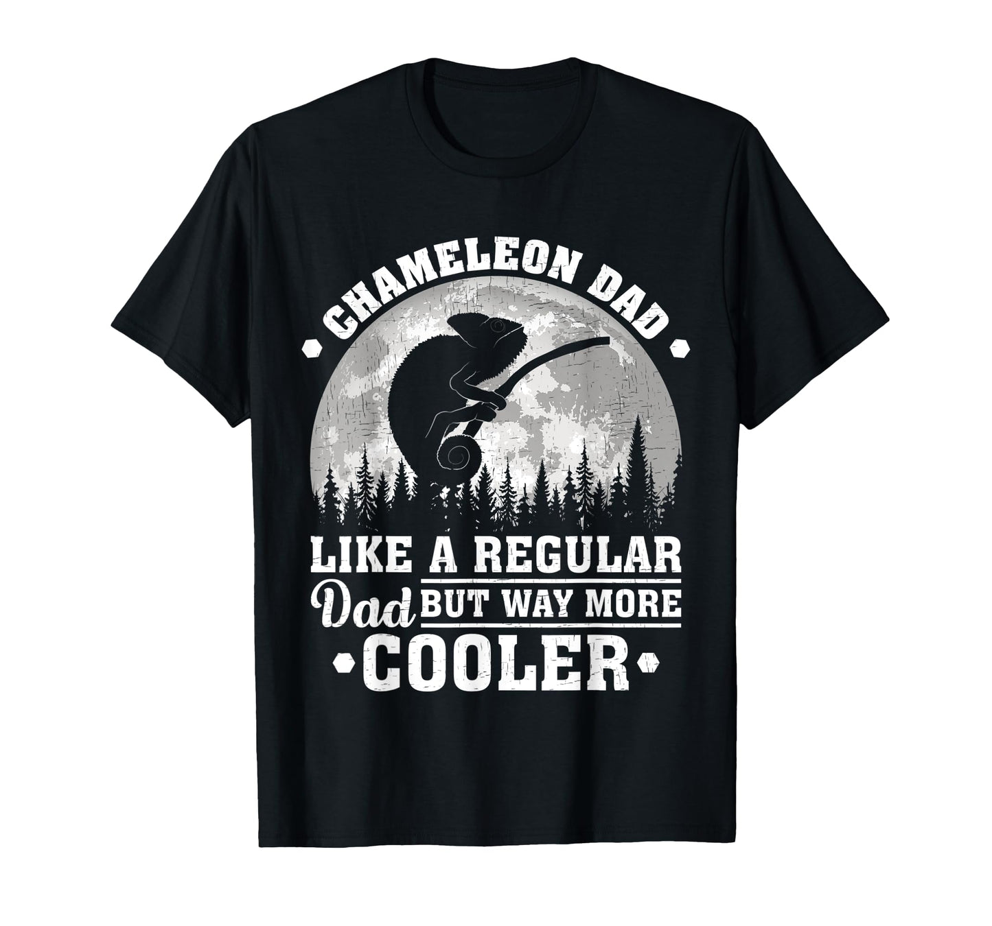 Mens Chameleon Dad Like A Regular Dad Funny Chameleon Fathers Day T-Shirt