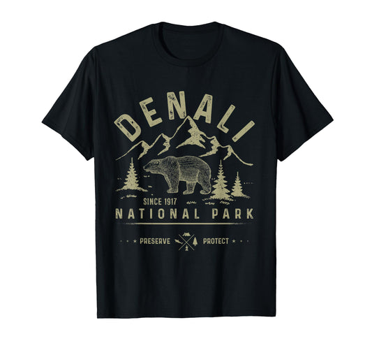 Denali National Park and Preserve Shirt Bear Apparel Denali T-Shirt