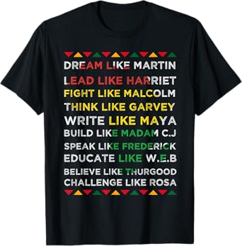 Black History Shirt Black History Month African American T-Shirt