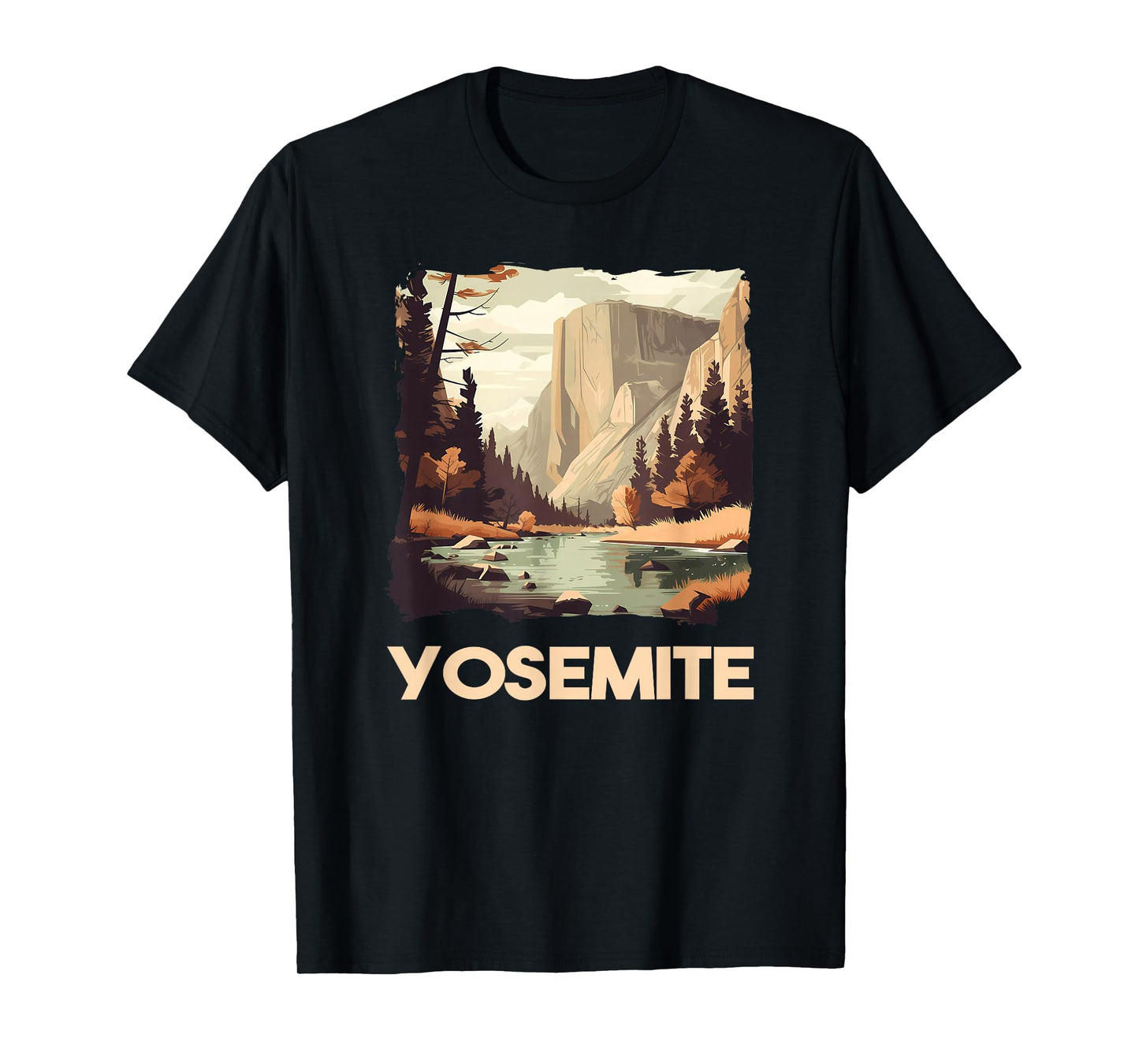 Vintage Yosemite National Park Nature Lover Adventure T-Shirt