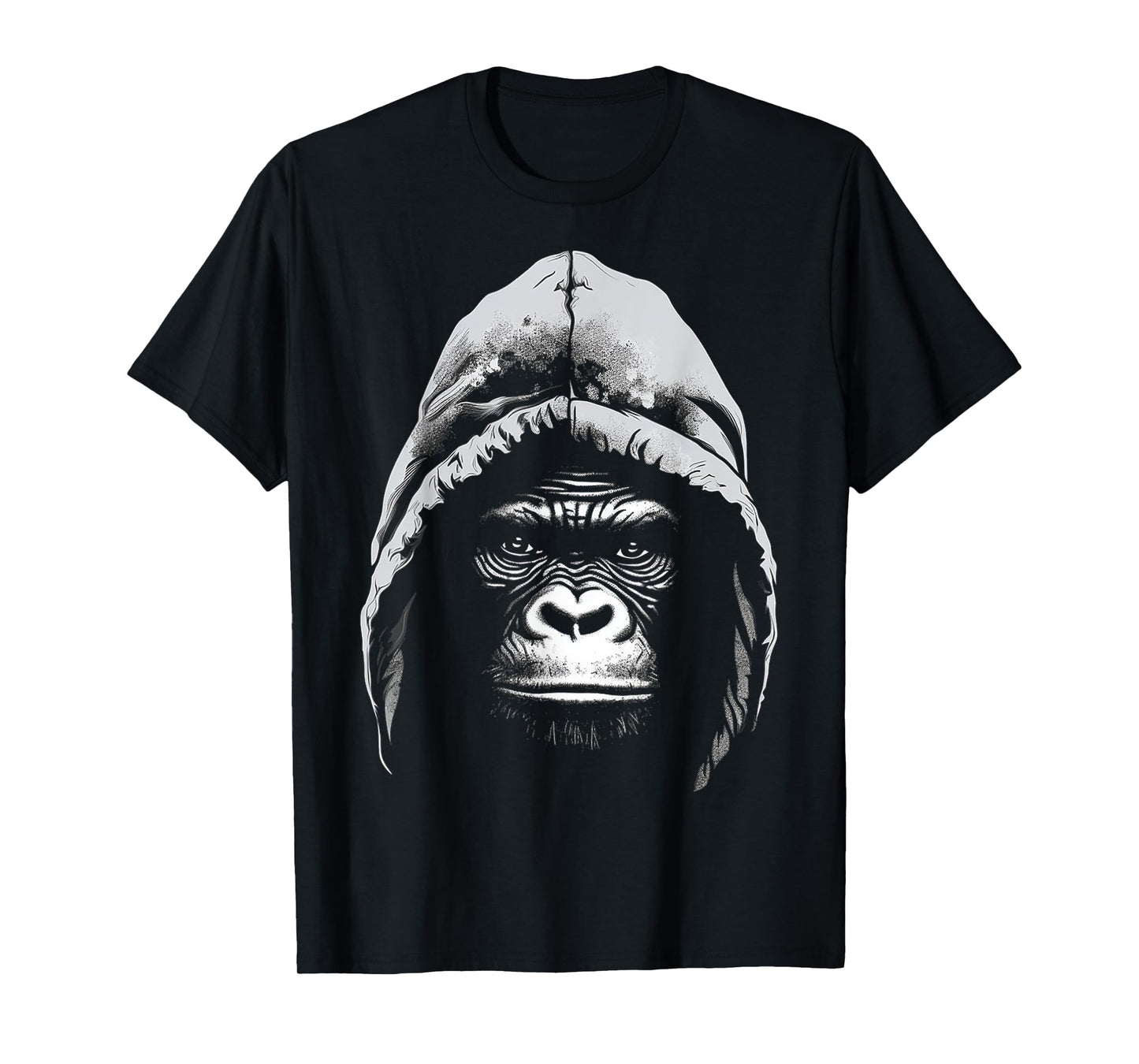 Gorilla Drawing Animal Art Motif Goriila T-Shirt