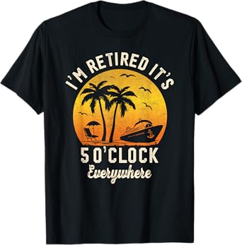 Cruise retirement cruising summer retired 2025 Retirement T-Shirt