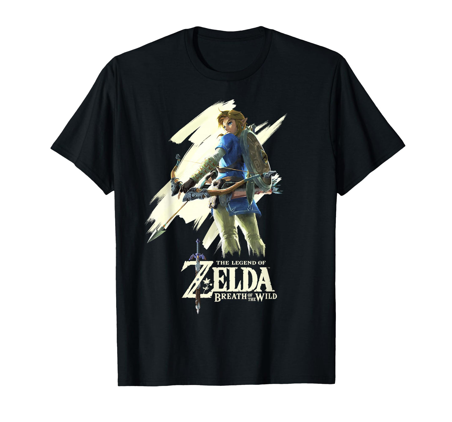 Nintendo Zelda Breath of the Wild Link Stare Graphic T-Shirt T-Shirt