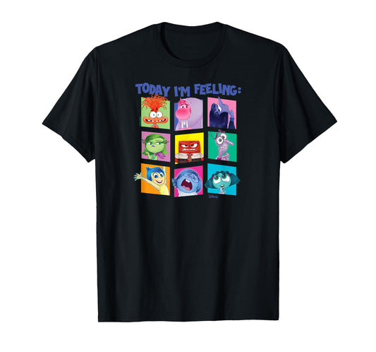 Inside Out 2 - Today I'm Feeling Emotion Characters Grid T-Shirt