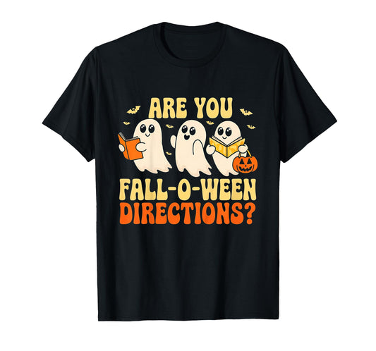 are You Fall O Ween Directions Funny Halloween Teacher Joke T-Shirt