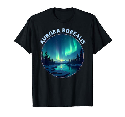 Aurora Borealis The Northern Lights Souvenir Memorabilia T-Shirt