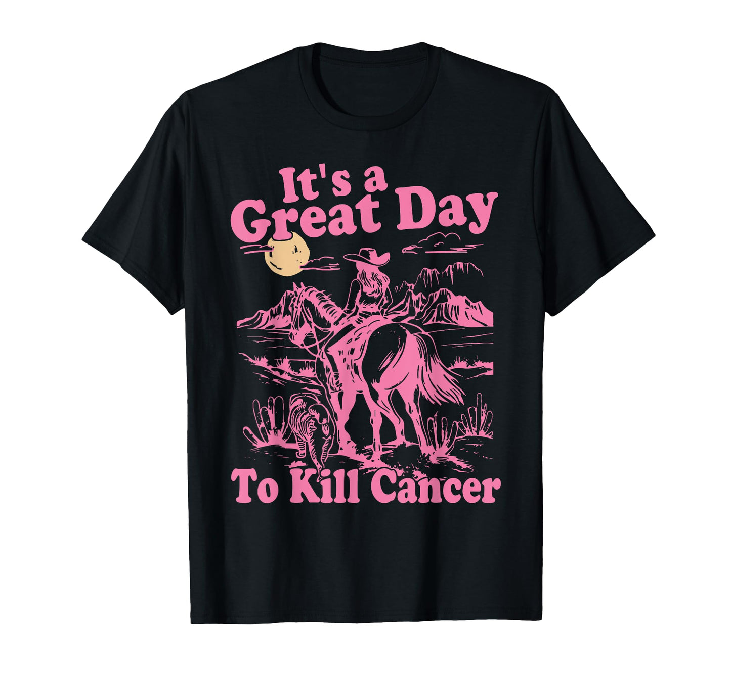 To Kill Cancer, Pink Breast Cancer Awareness, Cowgirl Cancer T-Shirt