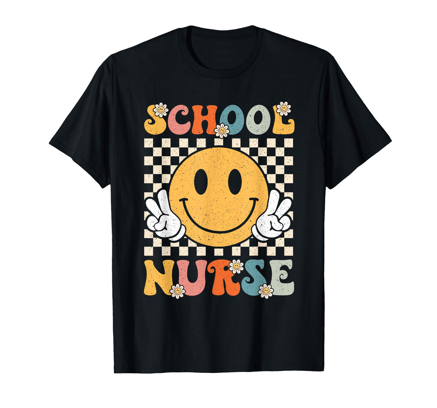 School Nurse Smile Face Future Nurse Nursing Medical Student T-Shirt