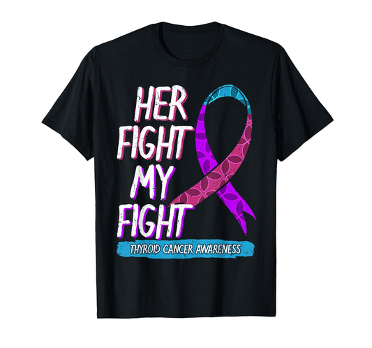 Thyroid Cancer Awareness Ribbon Endocrinologist Gift Idea T-Shirt