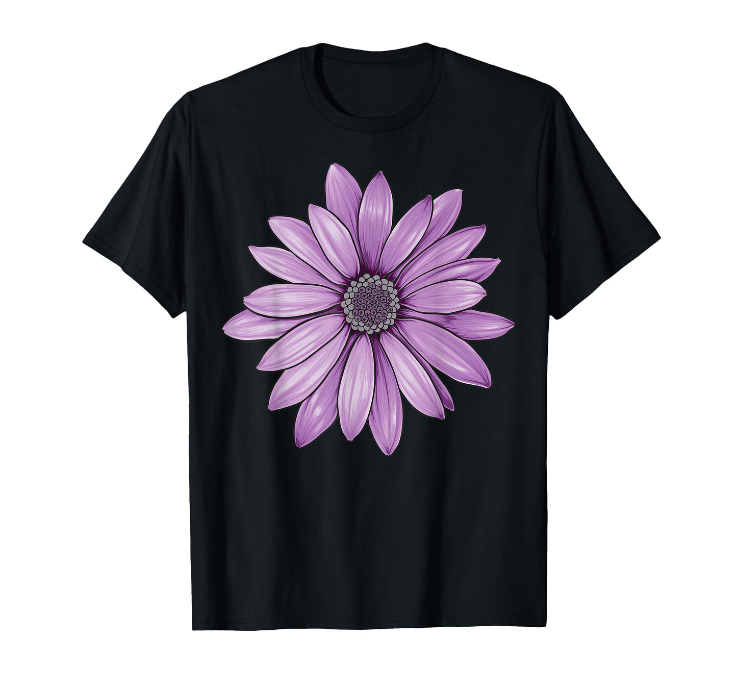 Purple Daisy Flower T-Shirt T-Shirt