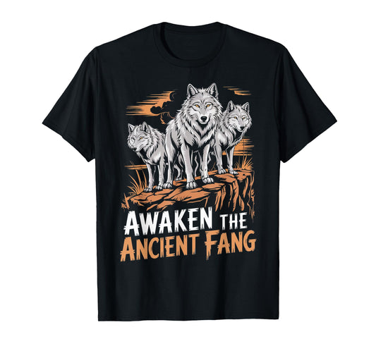Ancient Fang Dire Wolf White Wolf Animal Dire Wolf T-Shirt