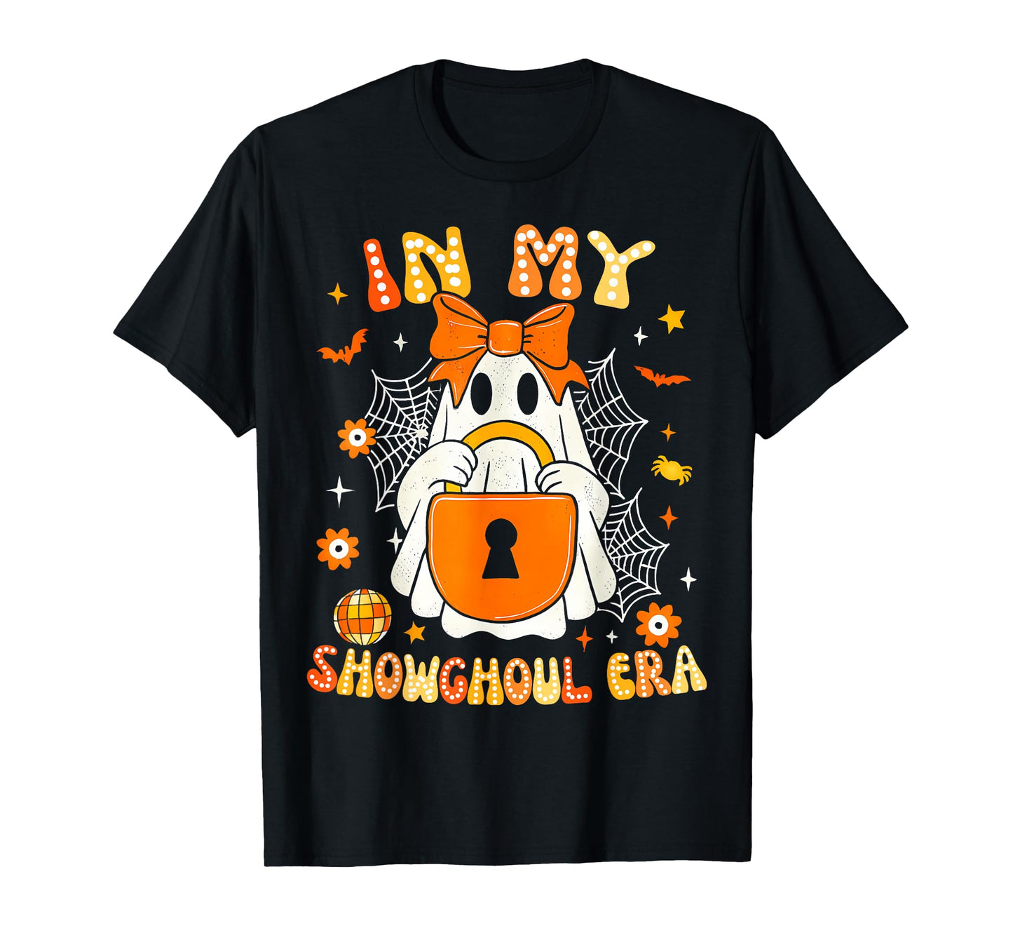 in My Showghoul Era Halloween Ghost Spooky Women Girl T-Shirt