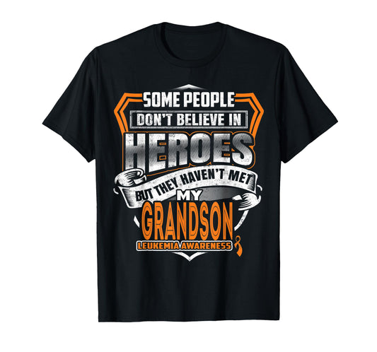 My Grandson's Fight is My Fight Leukemia Awareness T-Shirt
