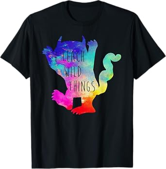 I Teach Wild Things Monster TShirt Funny Halloween Gifts T-Shirt