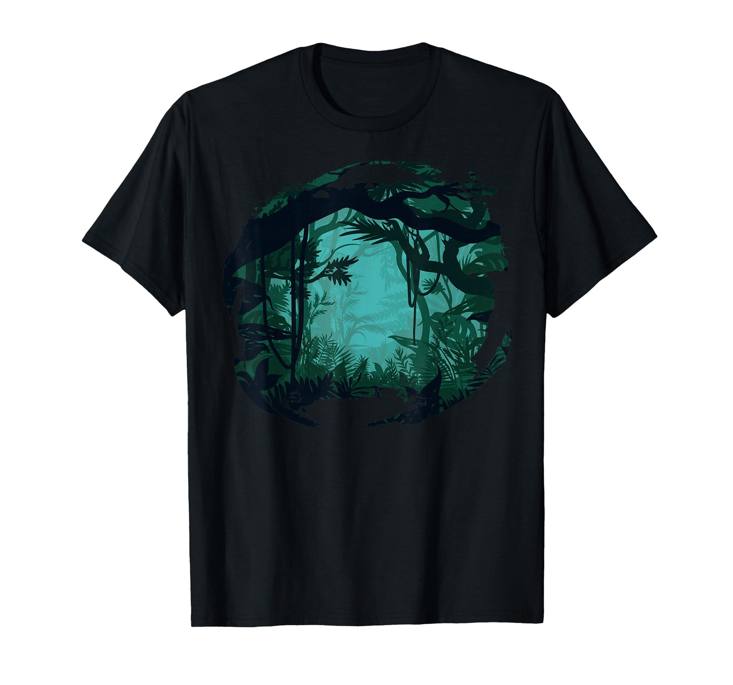 Mountain, Nature Trees and Jungle T-Shirt