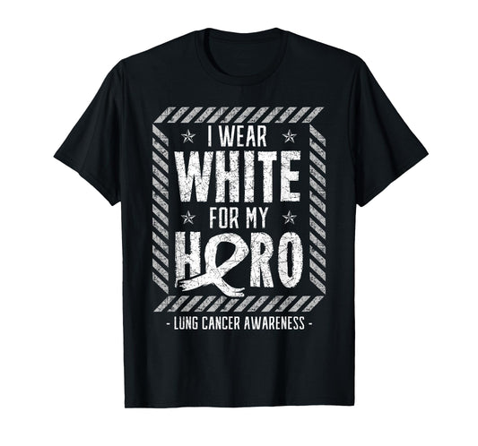 Lung Cancer Shirt Carcinoma Malignant Tumor Hero Chemo Gift T-Shirt