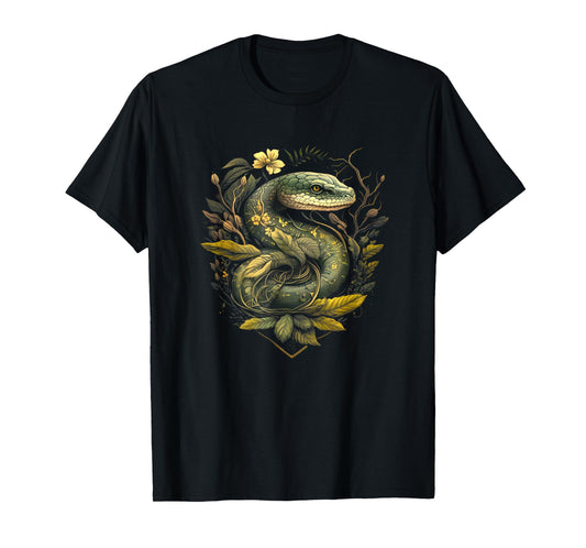 Cottagecore Snake Fairycore Snake | Snakes T-Shirt