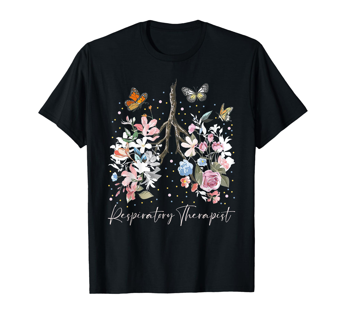 Funny Respiratory Therapist Therapy Lung Happy Easter Day T-Shirt