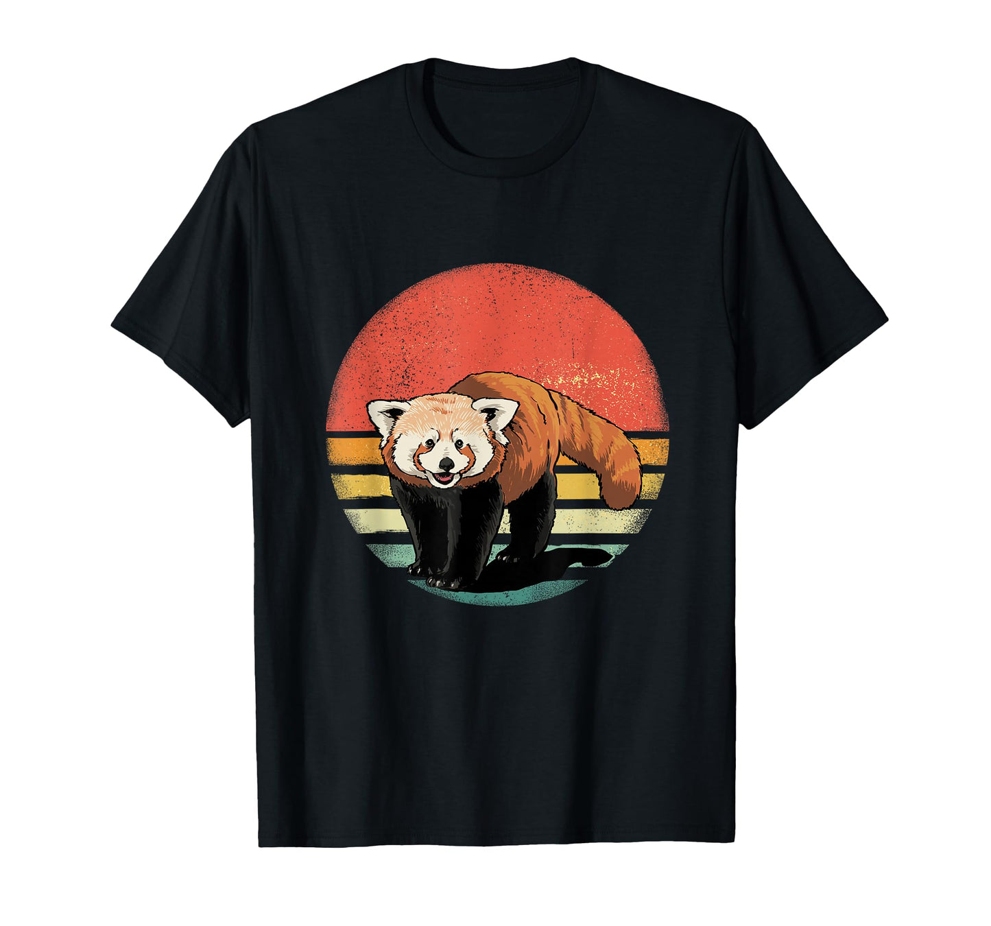 Red Panda Shirt Retro Red Panda Zoo Animal Red Panda Lover T-Shirt