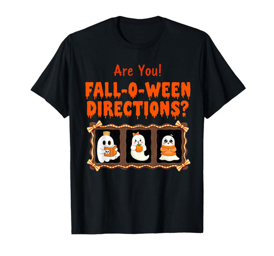 are You Fall O Ween Directions Funny Halloween Teacher Joke T-Shirt