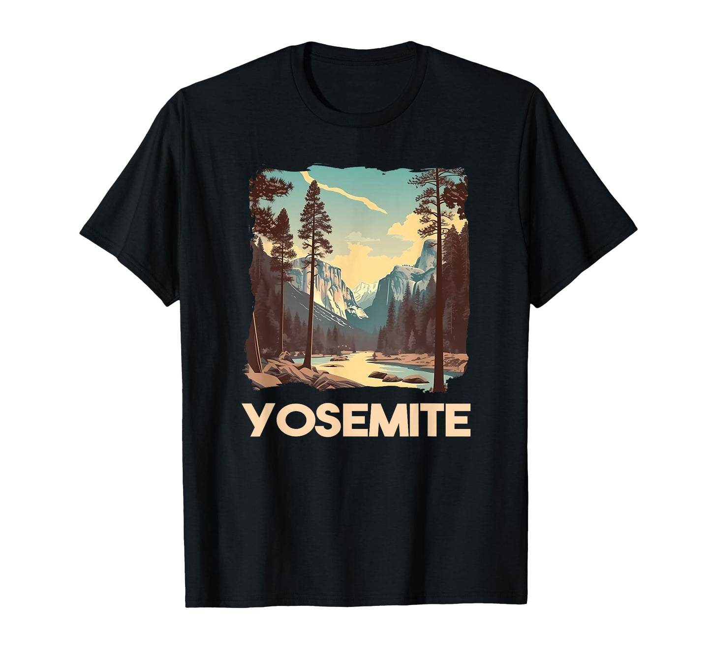 Vintage Yosemite National Park Nature Lover Adventure T-Shirt