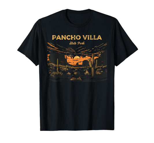Pancho Villa State Park New Mexico Retro Vintage T-Shirt