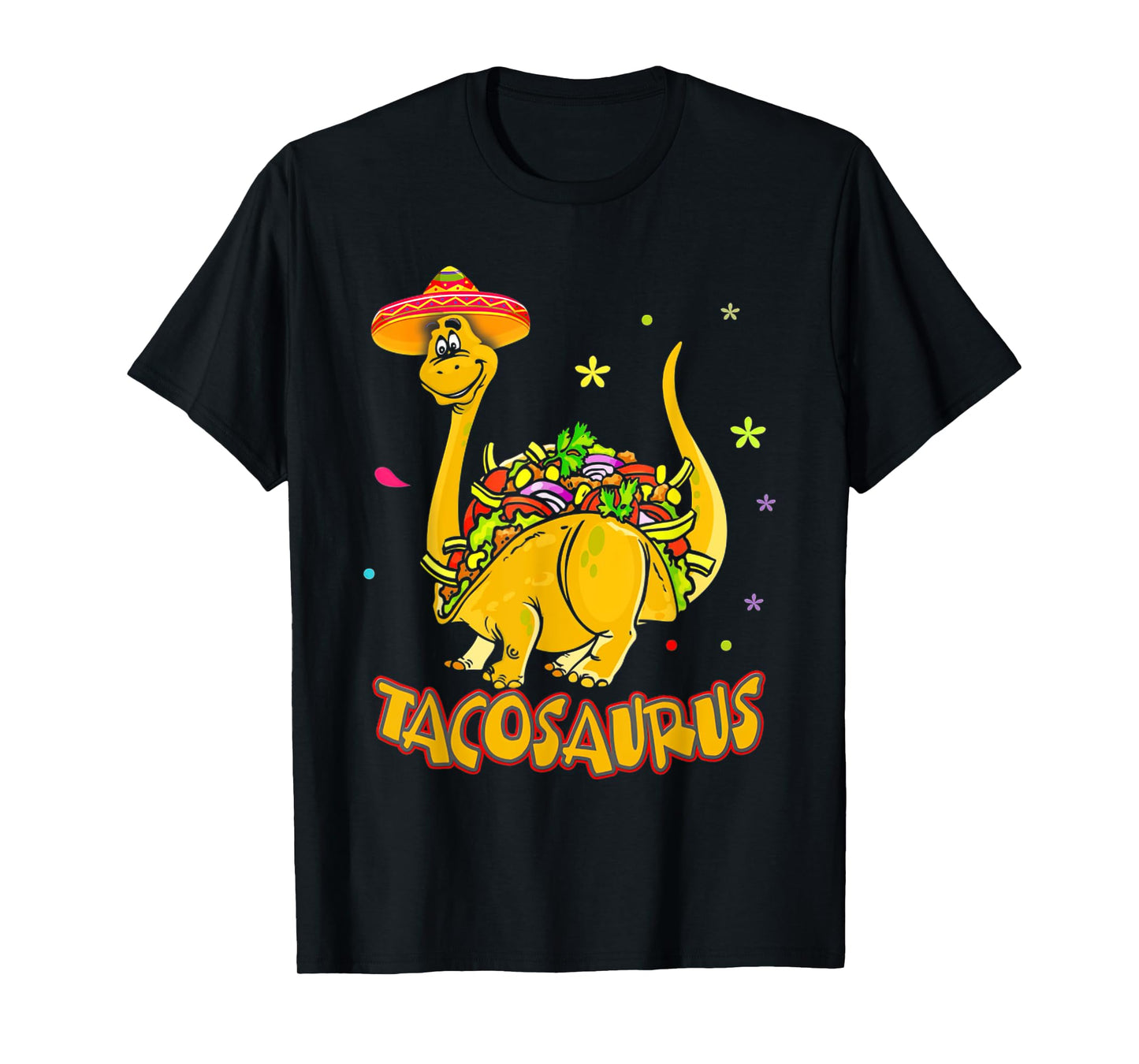 Tacosaurus Rex Dinosaur Taco Kids Cinco De Mayo Party Funny T-Shirt