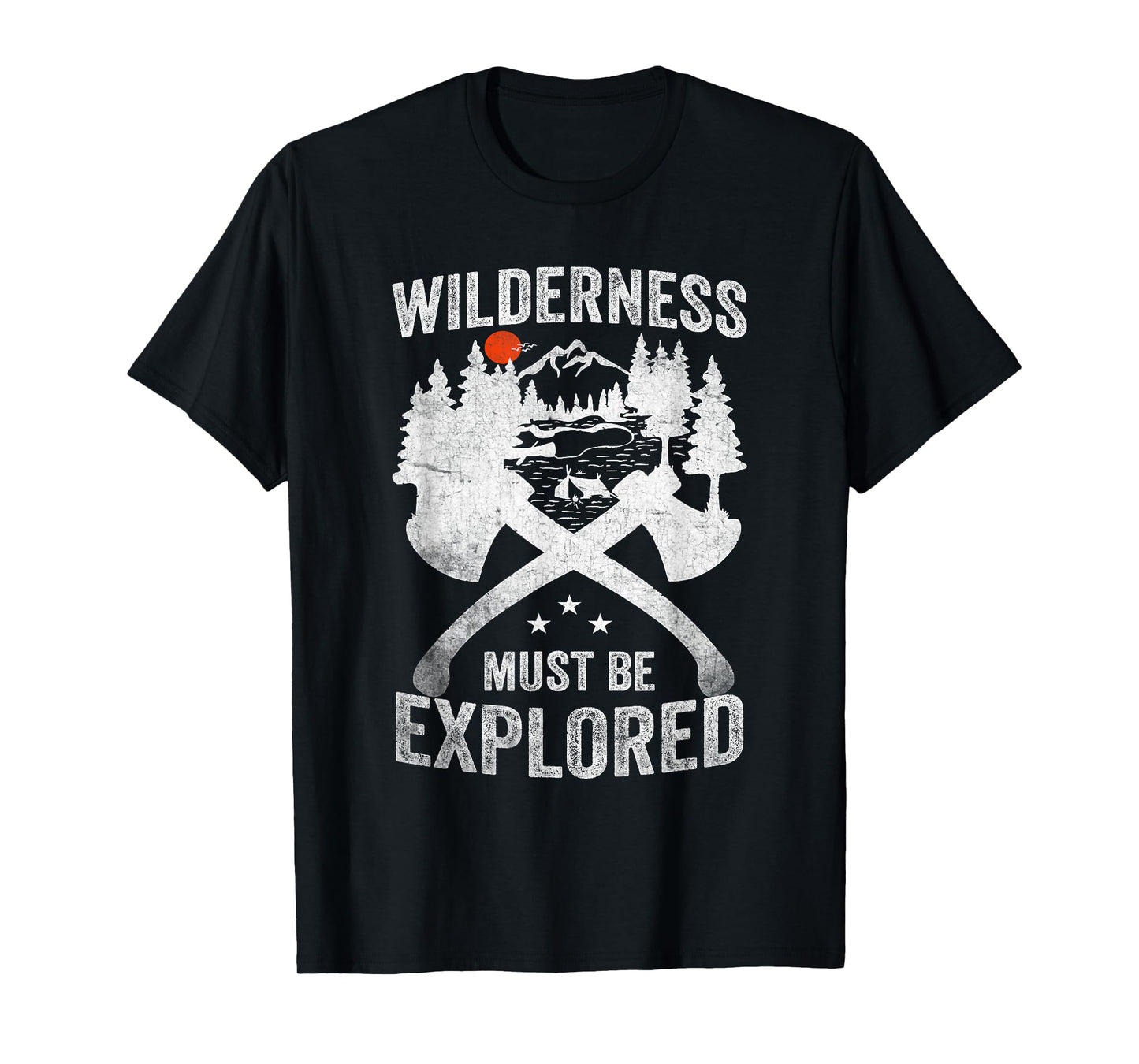 Camping Wilderness Must Be Explored Explorer Adventure T-Shirt