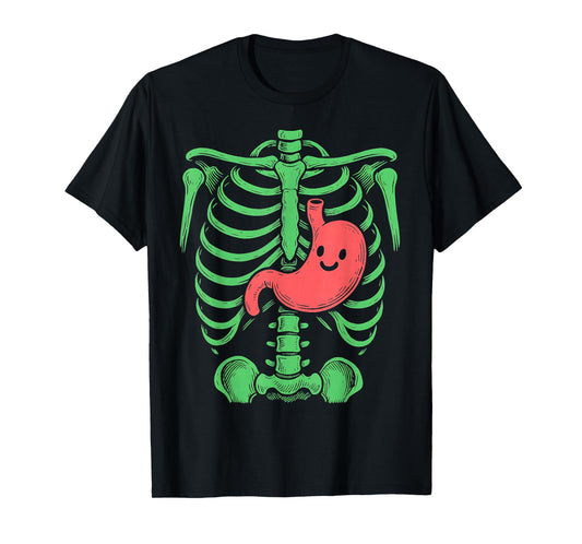 Cute Skeleton Anatomy Funny Halloween Costume Medical Humor T-Shirt